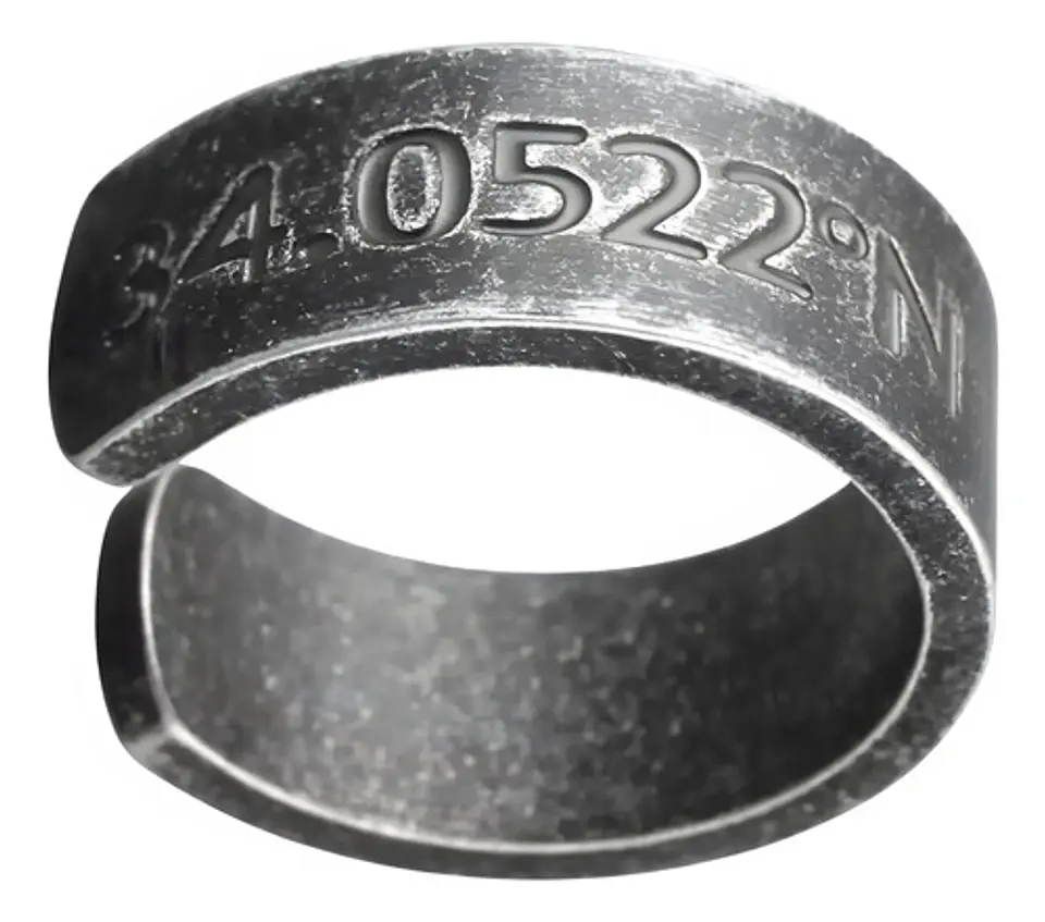 Anillo Argolla Polaca Industrial 118 Acero Inoxidable Hombre 1