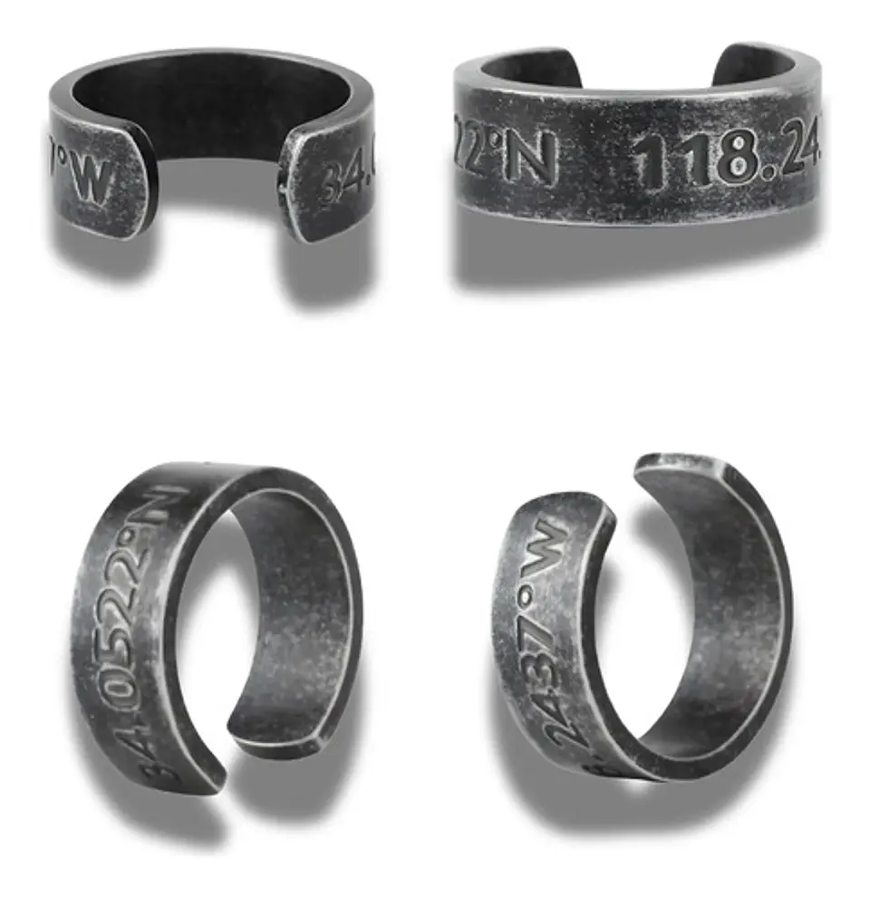 Anillo Argolla Polaca Industrial 118 Acero Inoxidable Hombre 2