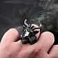Anillo Color Plata Acero Inoxidable Cabra Estrella Hombre - Miniatura 4