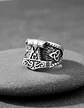 Anillo Vikingo Odín Thor Color Plata Acero Inoxidable Hombre - Miniatura 6