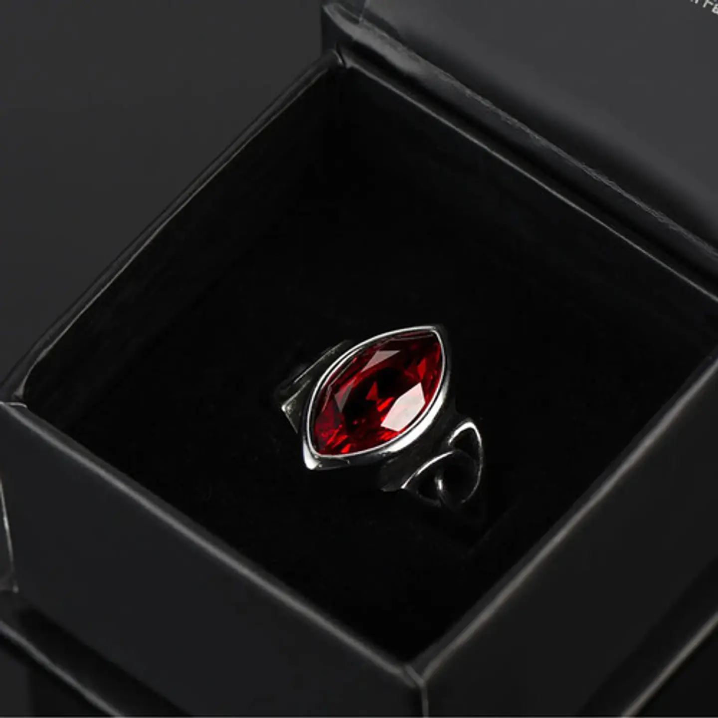 Anillo Vikingo Piedra Nórdico Acero Inoxidable Hombre Mujer 7