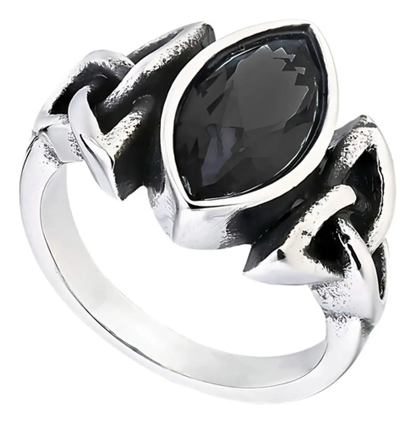 Anillo Vikingo Piedra Nórdico Acero Inoxidable Hombre Mujer 11