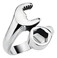 Anillo Acero Inoxidable Llave Herramienta Color Plata Hombre - Miniatura 1