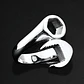 Anillo Acero Inoxidable Llave Herramienta Color Plata Hombre - Miniatura 3