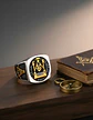 Anillo Acero Inoxidable Mason Color Plata Y Color Oro Hombre - Miniatura 6