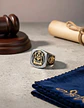 Anillo Acero Inoxidable Mason Color Plata Y Color Oro Hombre - Miniatura 8