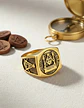 Anillo Acero Inoxidable Mason Color Plata Y Color Oro Hombre - Miniatura 16
