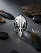 Anillo Acero Inoxidable Ave Vikingo Skull Color Plata Hombre - Miniatura 6
