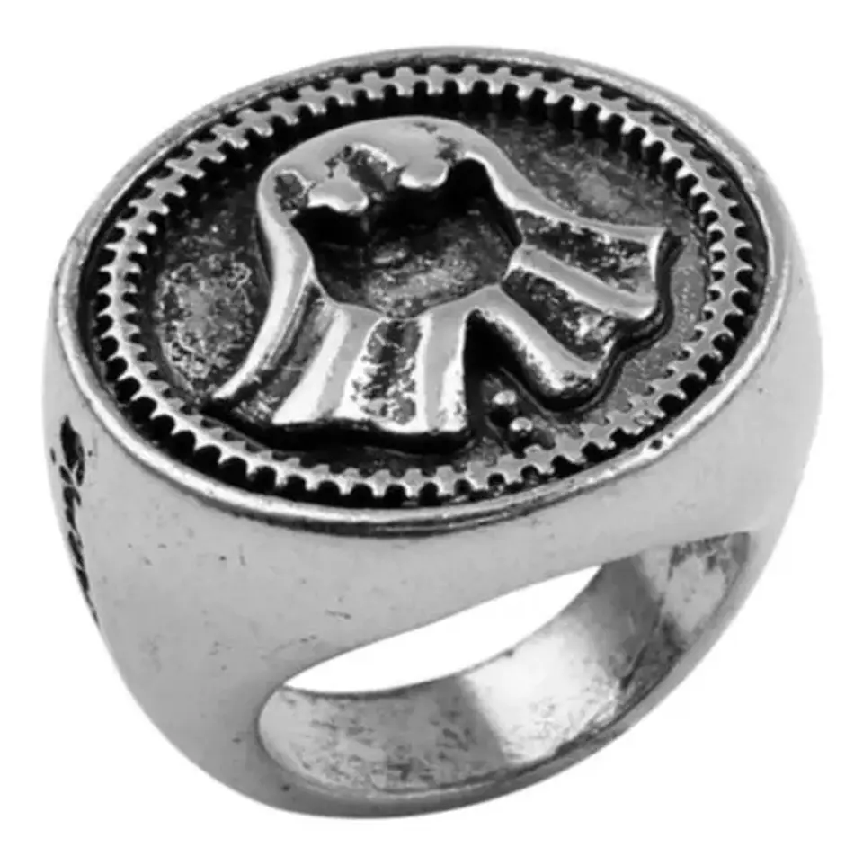 Anillo para hombres en Acero simbolo Juego De Tronos Jaqen H'ghar 1