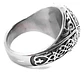 Anillo Acero Inoxidable Brújula Vikingo Color Plata Hombre - Miniatura 3
