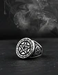 Anillo Acero Inoxidable Estrella Pentagrama Vikingo Hombre - Miniatura 6