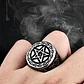 Anillo Acero Inoxidable Estrella Pentagrama Vikingo Hombre - Miniatura 9