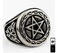 Anillo Acero Inoxidable Estrella Pentagrama Vikingo Hombre - Miniatura 11