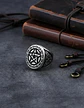 Anillo Acero Inoxidable Estrella Pentagrama Vikingo Hombre - Miniatura 14