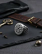 Anillo Acero Inoxidable Estrella Pentagrama Vikingo Hombre - Miniatura 15