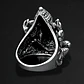 Anillo Color Plata Acero Inoxidable Ganesh Zen Buda Hombre - Miniatura 2