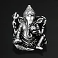 Anillo Color Plata Acero Inoxidable Ganesh Zen Buda Hombre - Miniatura 3