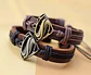 Pulsera Manilla Brazalete Cuero Superman Para Hombre Y Mujer - Miniatura 4