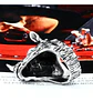 Anillo plateado en Acero para hombre forma de cabeza de Rinoceronte - Miniatura 4