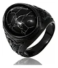 Anillo clásico en Acero para hombre y mujer con Piedra natural - Miniatura 15