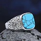 Anillo clásico en Acero para hombre y mujer con Piedra natural - Miniatura 25