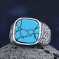 Anillo clásico en Acero para hombre y mujer con Piedra natural - Miniatura 26