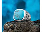 Anillo clásico en Acero para hombre y mujer con Piedra natural - Miniatura 28