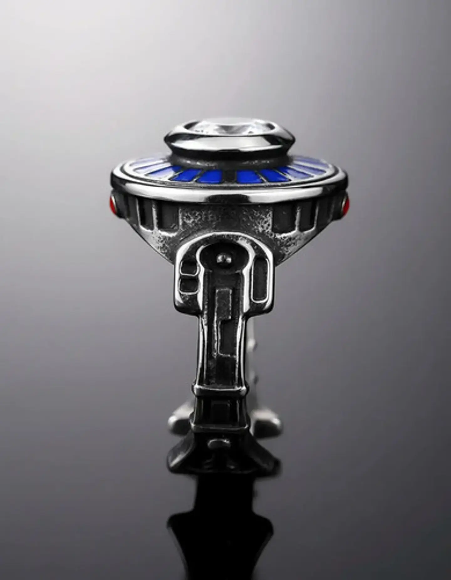 Anillo en acero Para Hombre Y Mujer Forma Robot R2-d2 De Star Wars 4