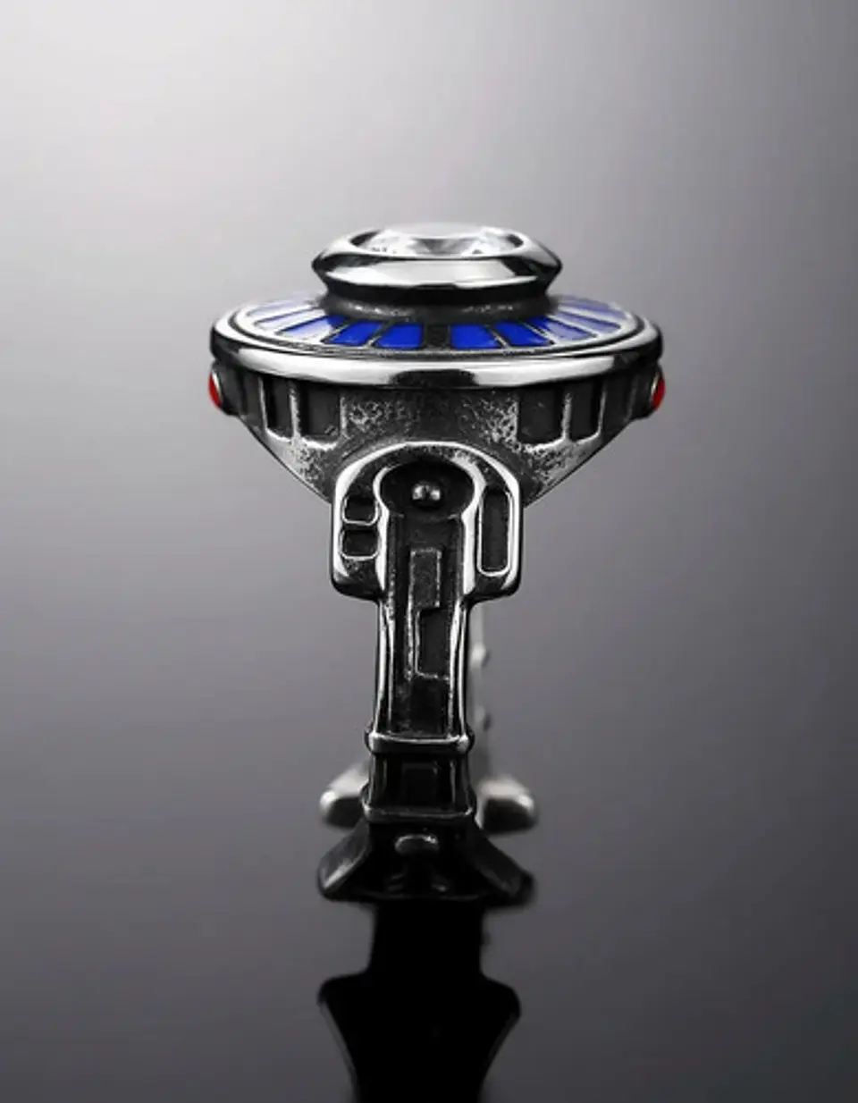 Anillo en acero Para Hombre Y Mujer Forma Robot R2-d2 De Star Wars 4