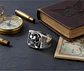 Anillo militar en Acero para hombre Cráneo ONE SHOT ONE KILL - Miniatura 8