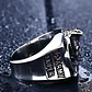 Anillo militar en Acero para hombre Cráneo ONE SHOT ONE KILL - Miniatura 10