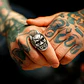 Anillo en Acero Para Hombre cabeza Batman Héroe - Miniatura 6