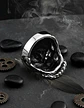 Anillo en Acero para Hombre Cráneo Serpiente Calavera - Miniatura 7
