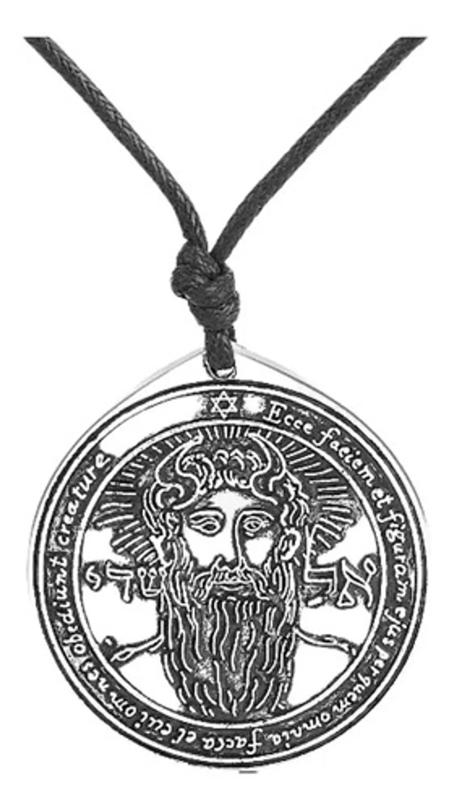 Collar para Hombre Y Mujer dije Sello Pentáculo De La Clave De Salomón 1