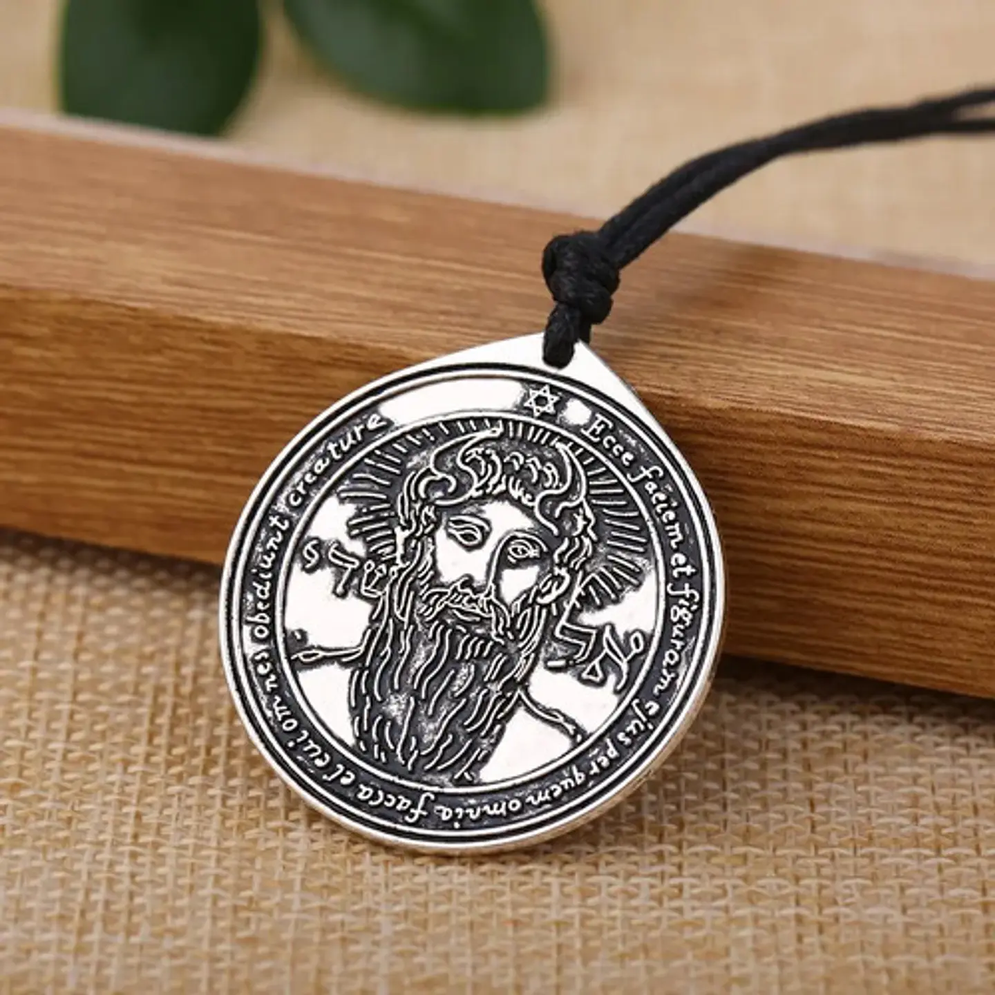 Collar para Hombre Y Mujer dije Sello Pentáculo De La Clave De Salomón 7