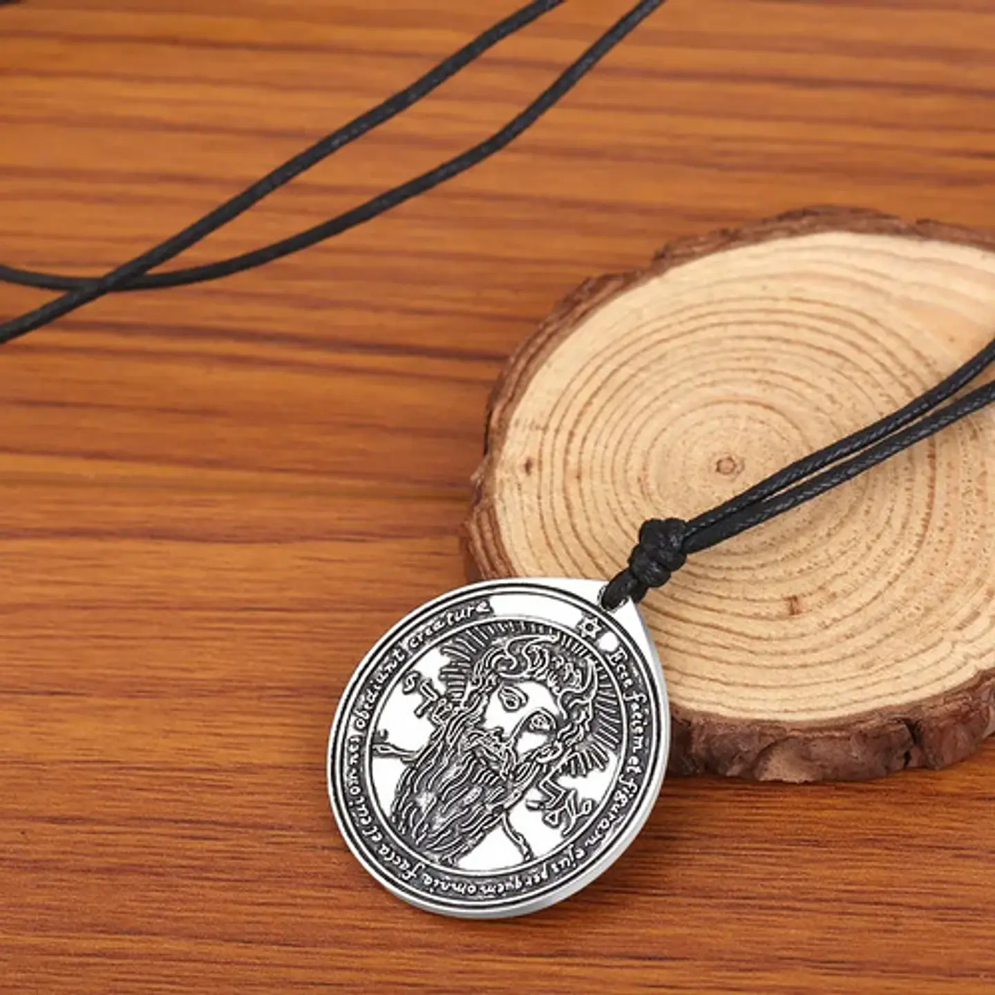 Collar para Hombre Y Mujer dije Sello Pentáculo De La Clave De Salomón 8