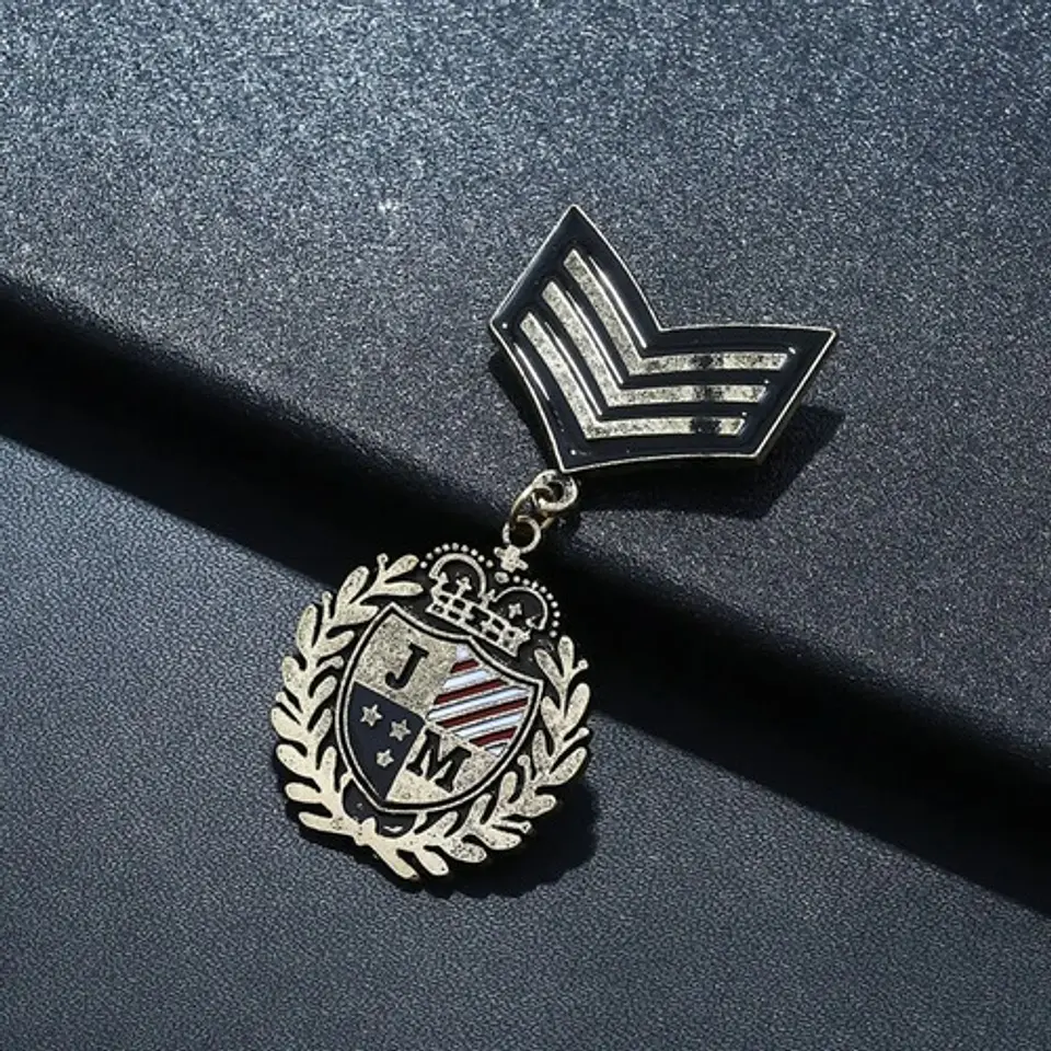 Broche Pins Insignia Medalla Militar Británico Para Hombre 7