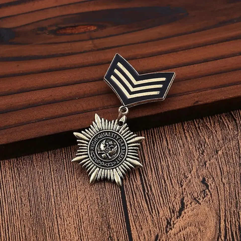 Broche Pins Insignia Medalla Militar Británico Para Hombre 10