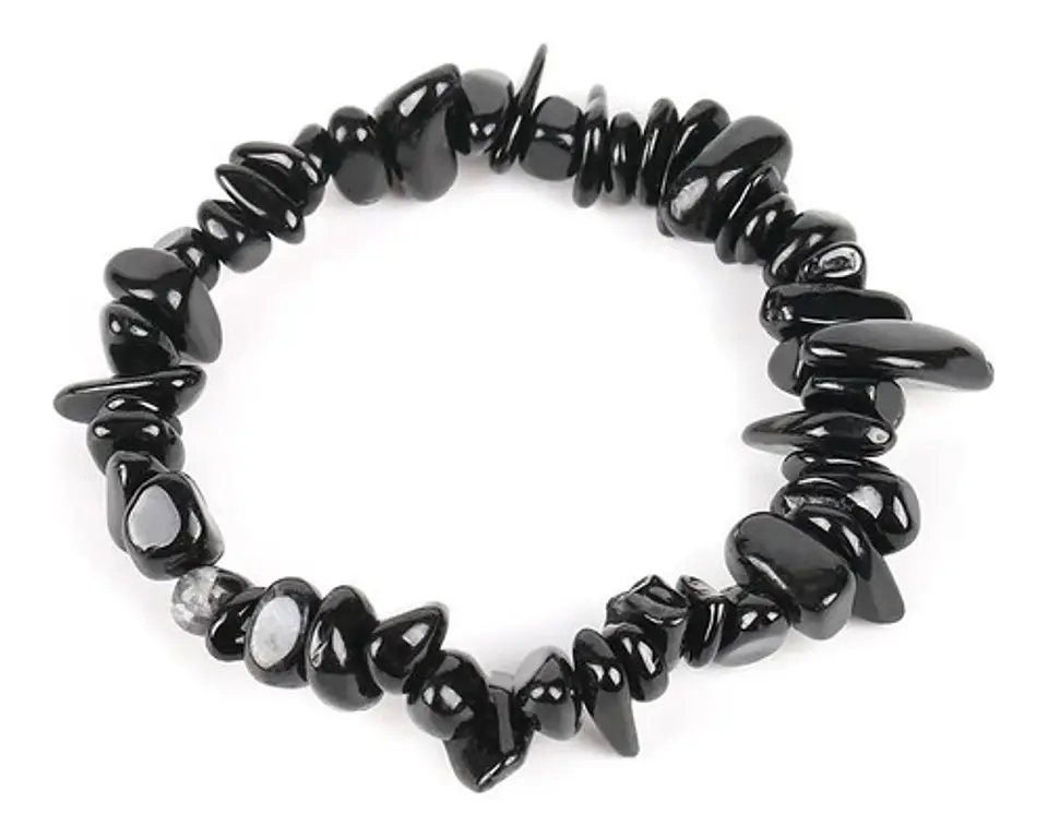 Pulsera Manilla Piedras Turmalina Sanación Hombre Para Mujer 1