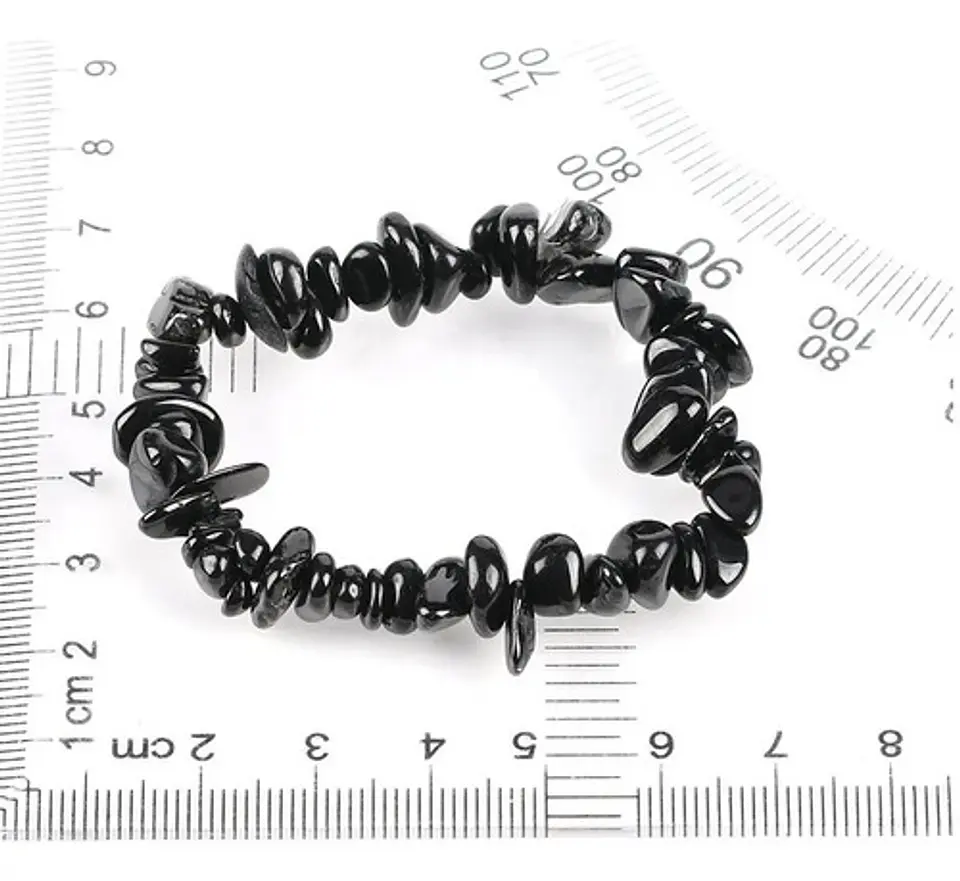 Pulsera Manilla Piedras Turmalina Sanación Hombre Para Mujer 2