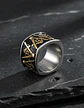 Anillo Acero Inoxidable Color Oro Mason Masoneria Hombre - Miniatura 9