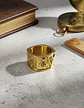 Anillo Acero Inoxidable Color Oro Mason Masoneria Hombre - Miniatura 13