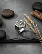 Anillo Vikingo en Acero para hombre y mujer Brújula vegvisir valknut  - Miniatura 7