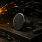 Anillo en Acero envejecido Industrial Forma Oval Para Hombre - Miniatura 7