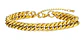 Pulsera Manilla Acero Inoxidable Color Oro Cadena Hombre - Miniatura 1