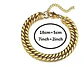 Pulsera Manilla Acero Inoxidable Color Oro Cadena Hombre - Miniatura 2