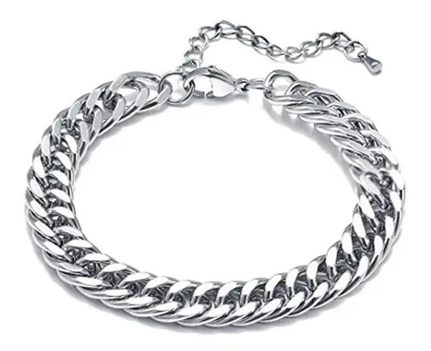Pulsera Manilla Acero Inoxidable Color Oro Cadena Hombre 5