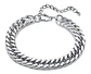 Pulsera Manilla Acero Inoxidable Color Oro Cadena Hombre - Miniatura 5