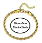 Pulsera Manilla Acero Inoxidable Color Oro Cadena Hombre - Miniatura 15