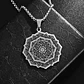 Collar en Acero para hombre y mujer dije Yoga Chakras Flor Loto  - Miniatura 5